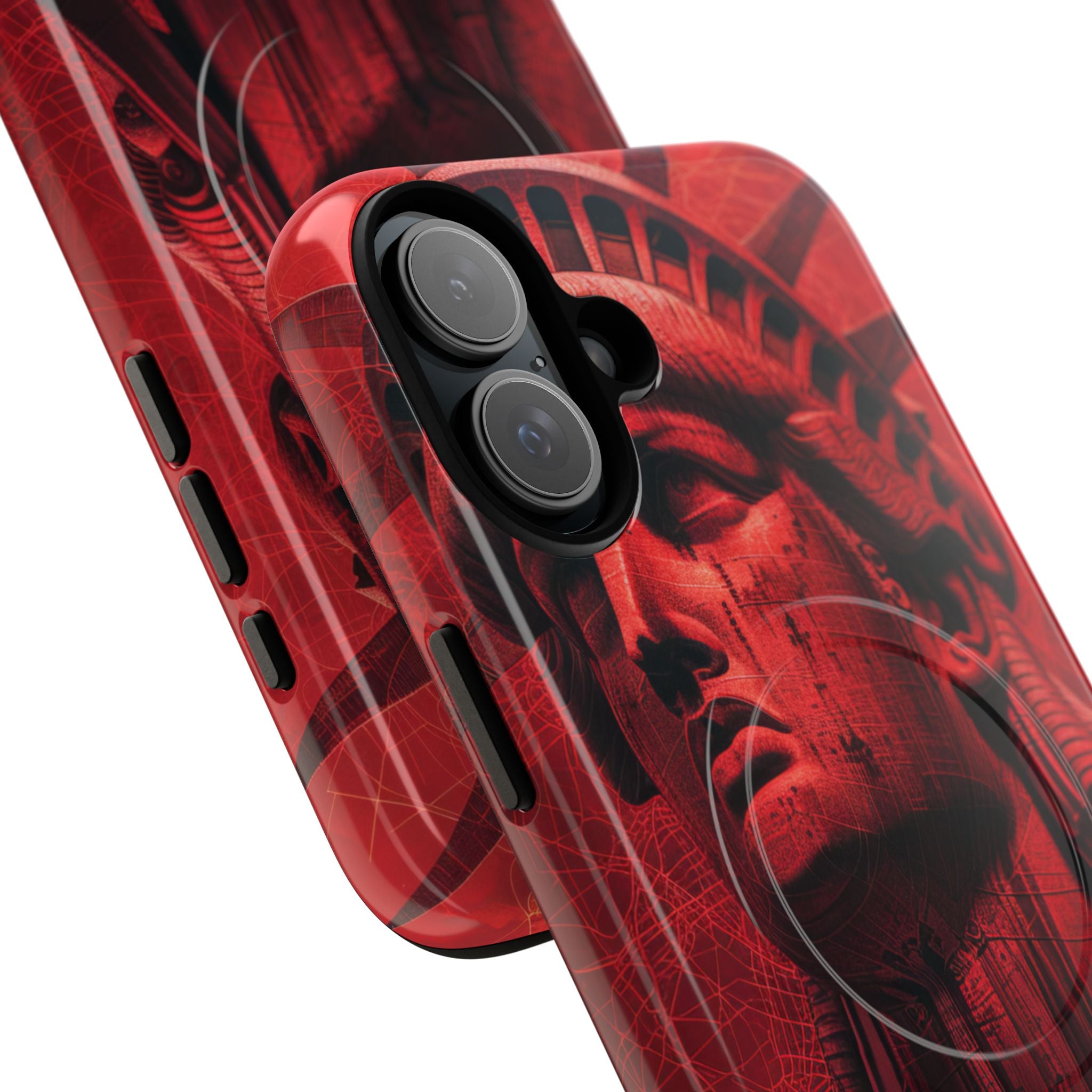 Zen Red Liberty Vision iPhone 16 | Tough+ Phone Case