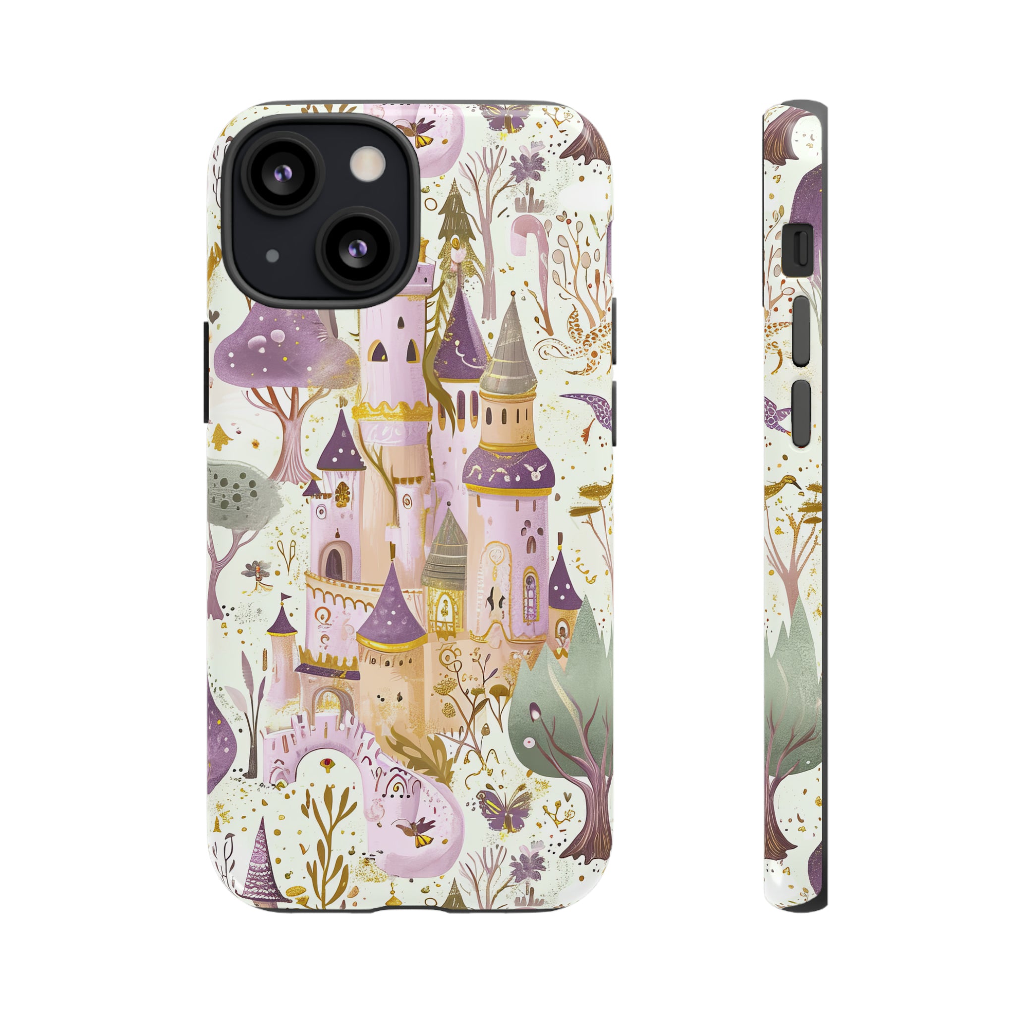 Fairytale Castles Pastel Dream - Protective Phone Case