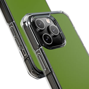 Olive Drab | Phone Case for iPhone (Clear Impact Case - Magnetic)