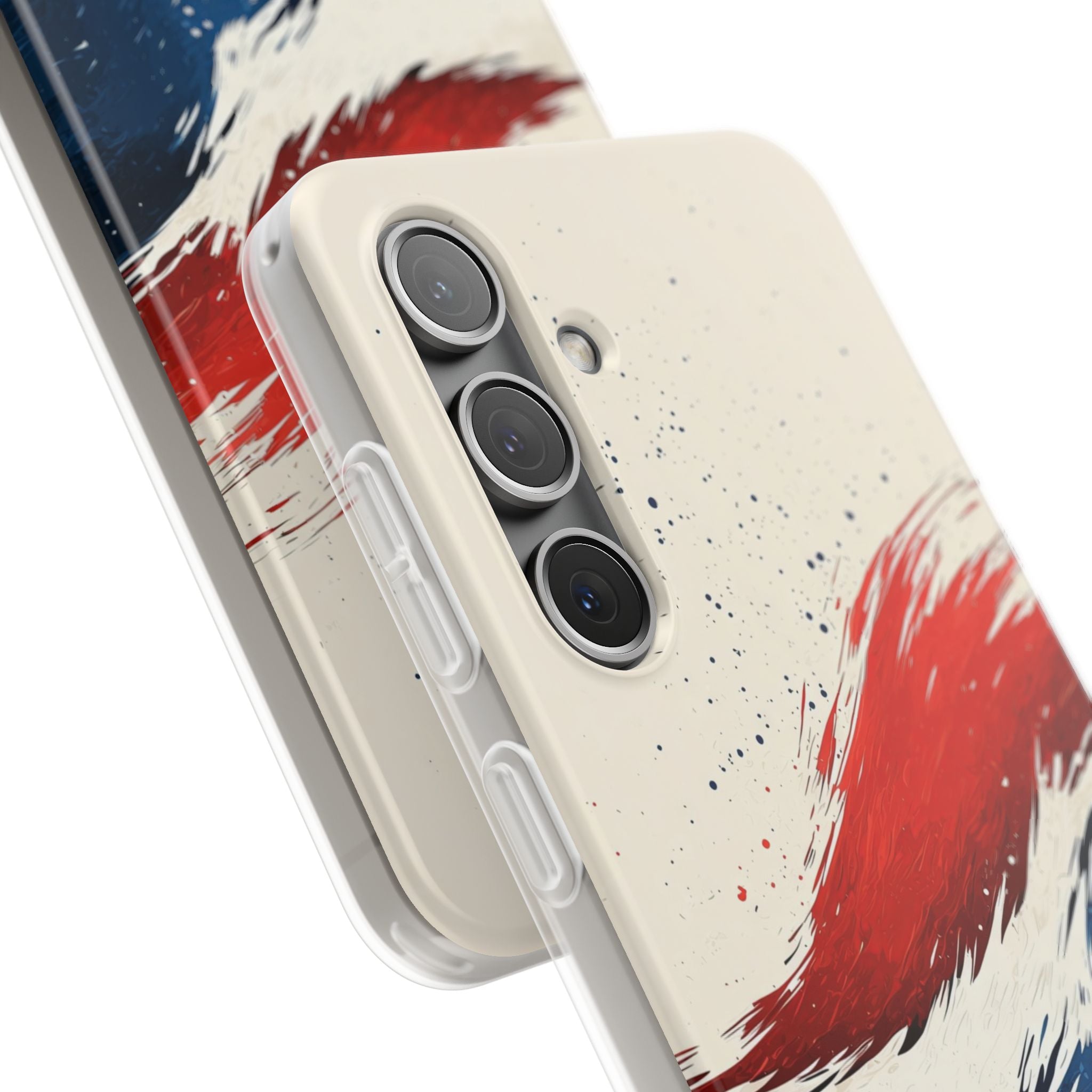 Red Surge Samsung S24 Case - Soft