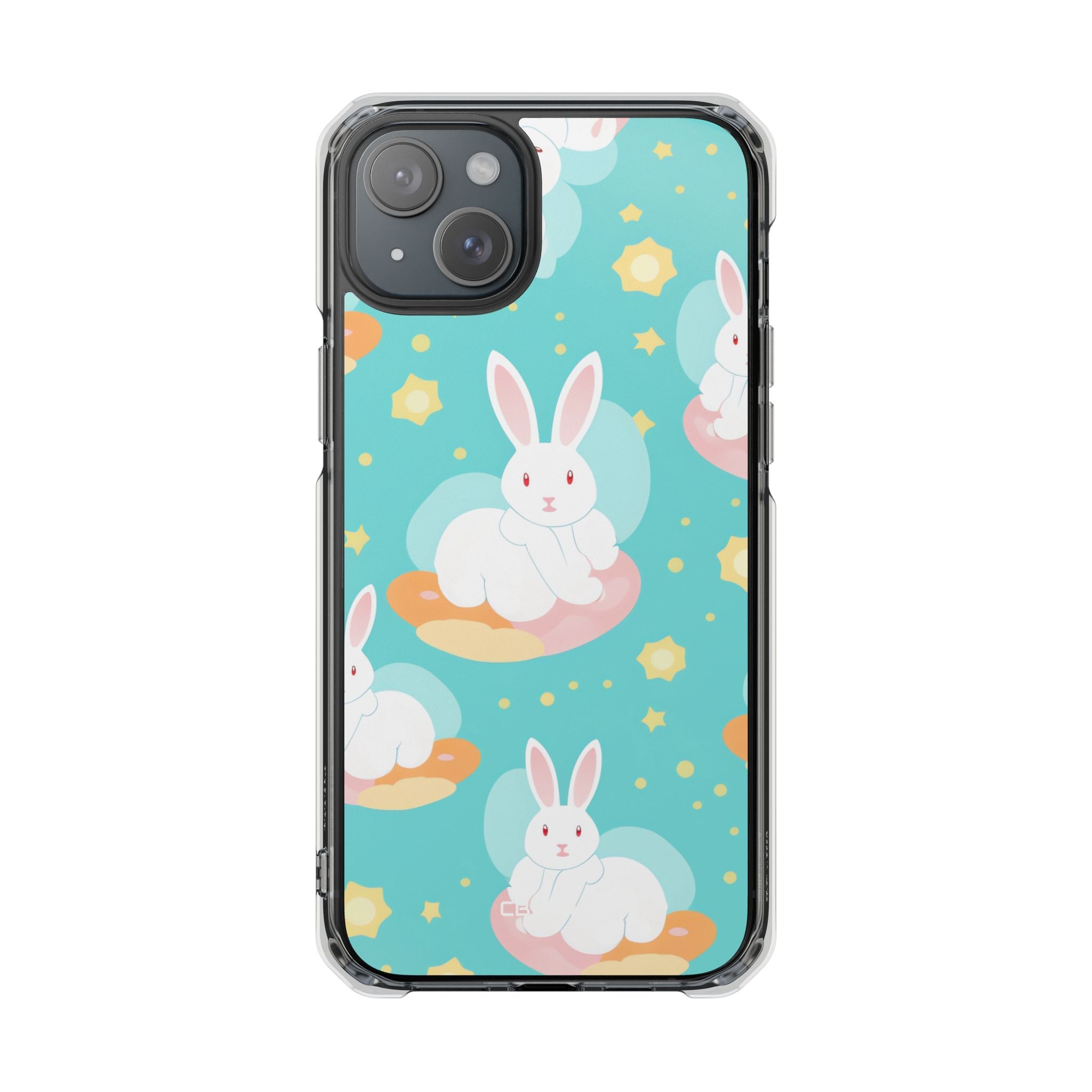 Bunnies Float Dreamily iPhone Case - Impact