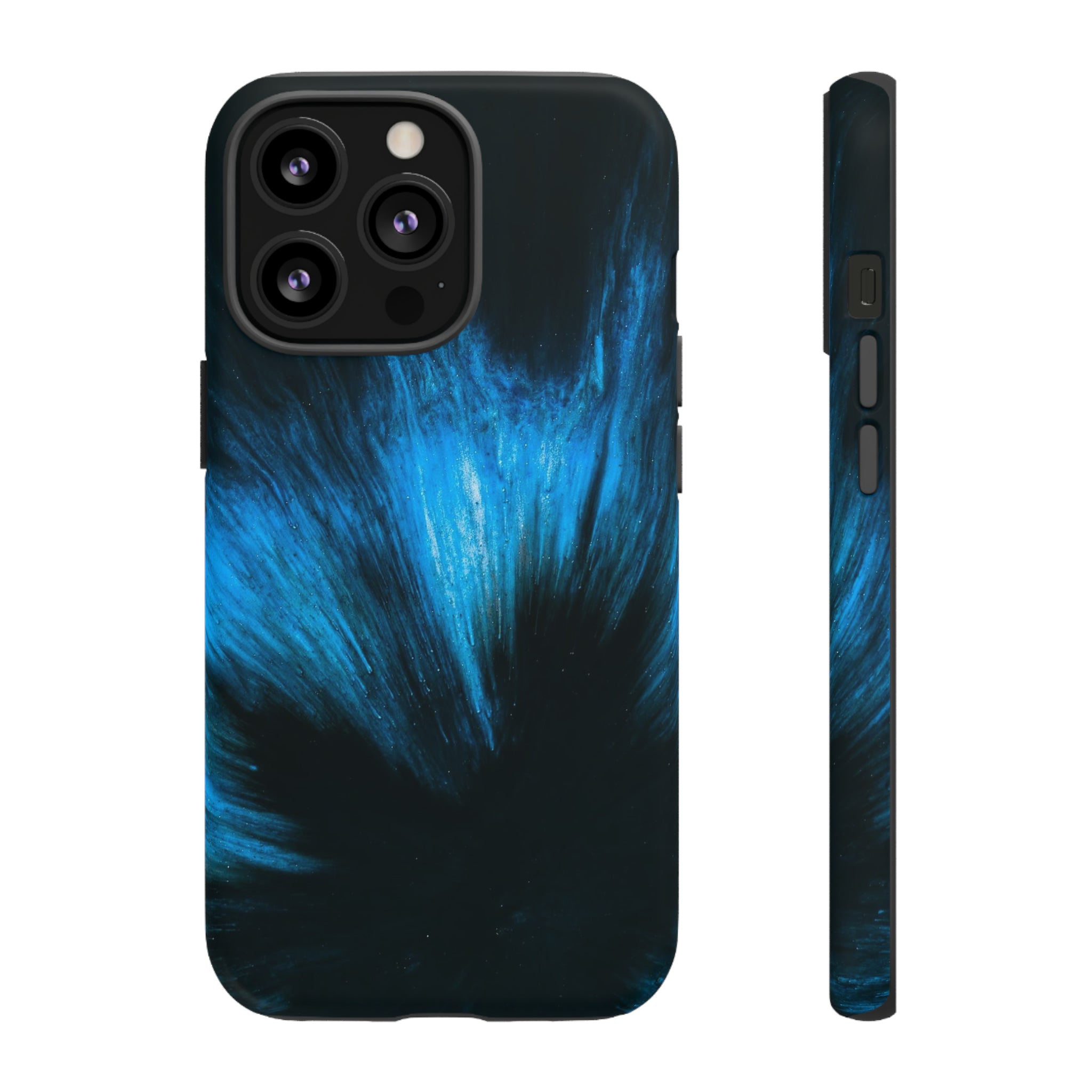 Midnight Shadow Ink Art - Protective Phone Case