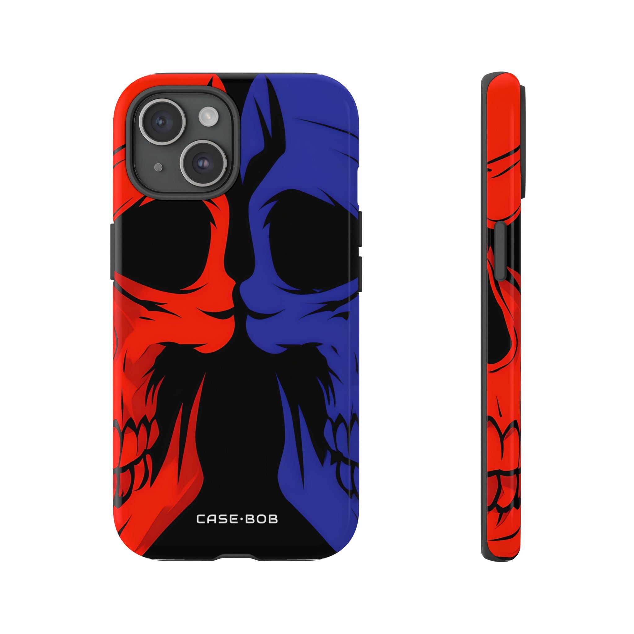 Skull Clash iPhone 15 Case - Tough