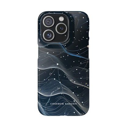 Gradient Neural Waves iPhone 15 - Slim Phone Case