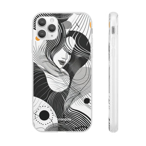 Fluid Noir Rhythm | Flexible Phone Case for iPhone