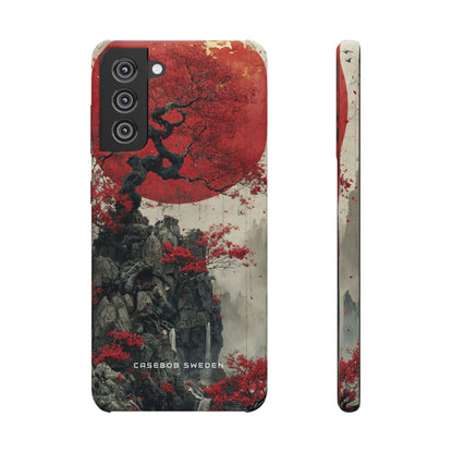 Zen Serenity in Red Harmony Samsung S21 - Slim Phone Case