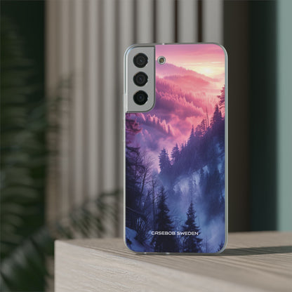 Misty Forest Serenity - Flexi Samsung S22 Phone Case