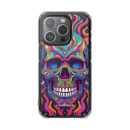 Flaming Skull iPhone 15 Pro Case - Impact