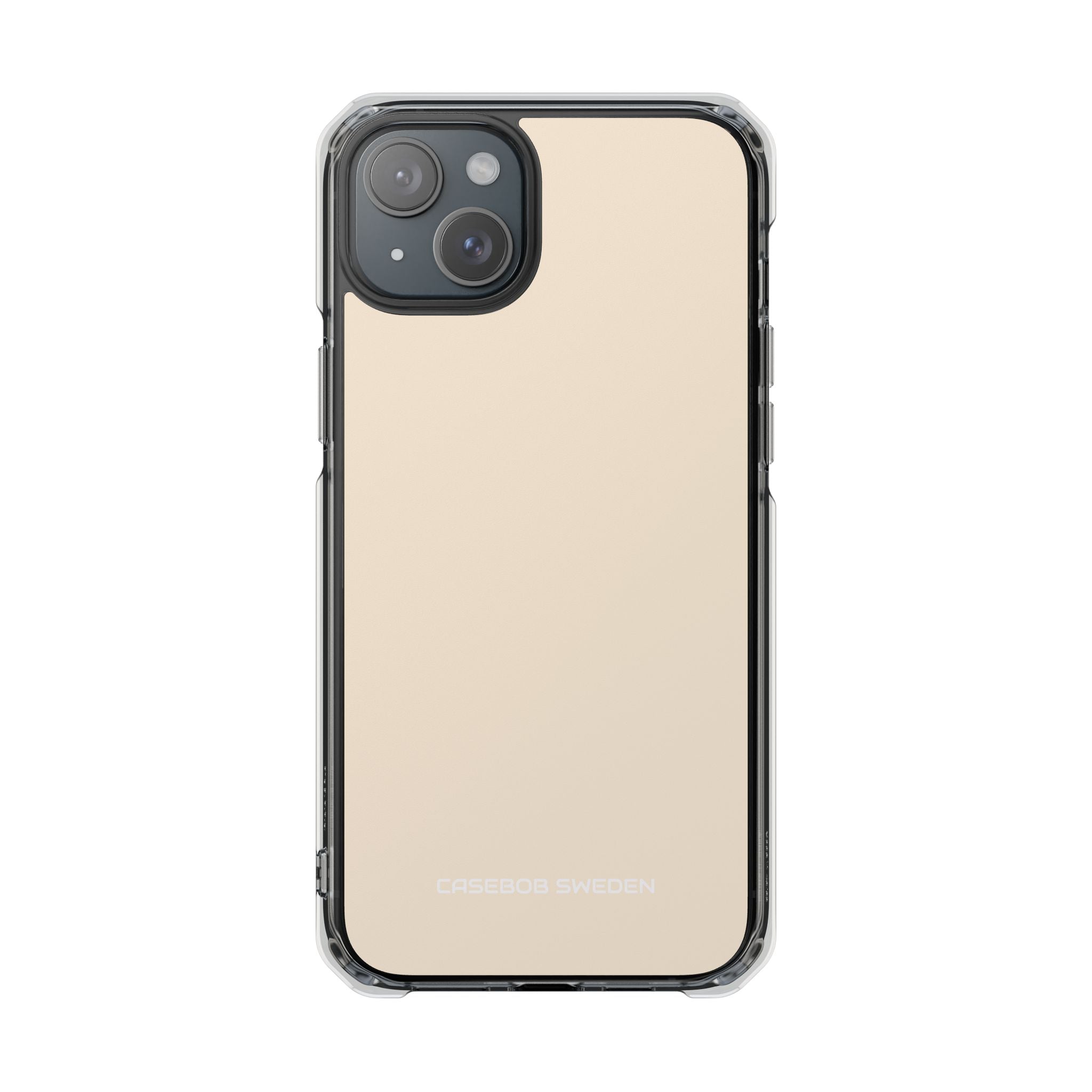 Alabaster White - Clear Impact iPhone 15 Phone Case