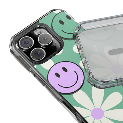 Smiley Daisy Glow iPhone 16 Pro Case - Impact
