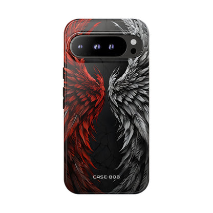 Crimson White Wings Google Pixel 9 Pro XL Case - Tough