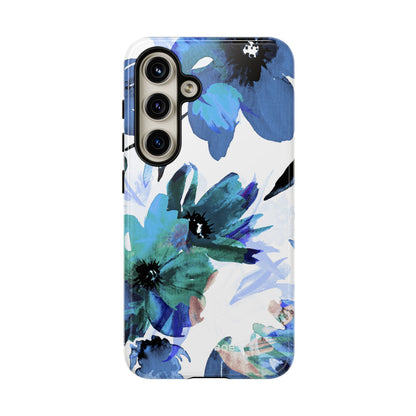 Blue Blossom Radiance Samsung S24 Case - Tough