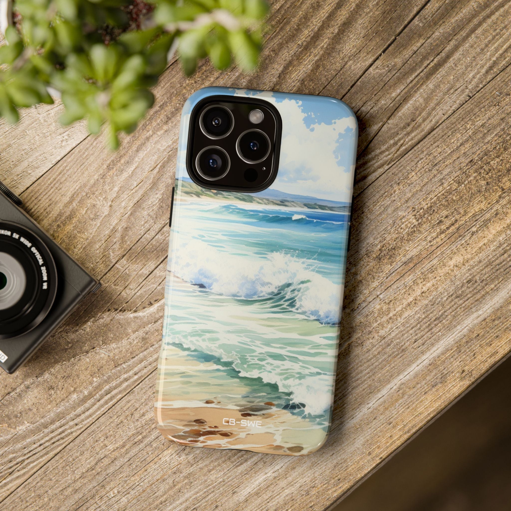 Serene Coastal Watercolors - iPhone Case