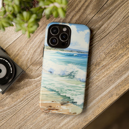 Serene Coastal Watercolors - iPhone Case