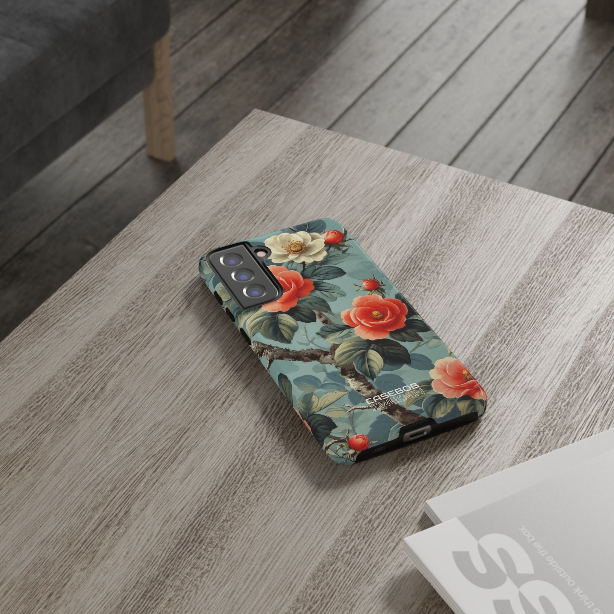 Coral Blossom Tapestry  Samsung S21 - Tough