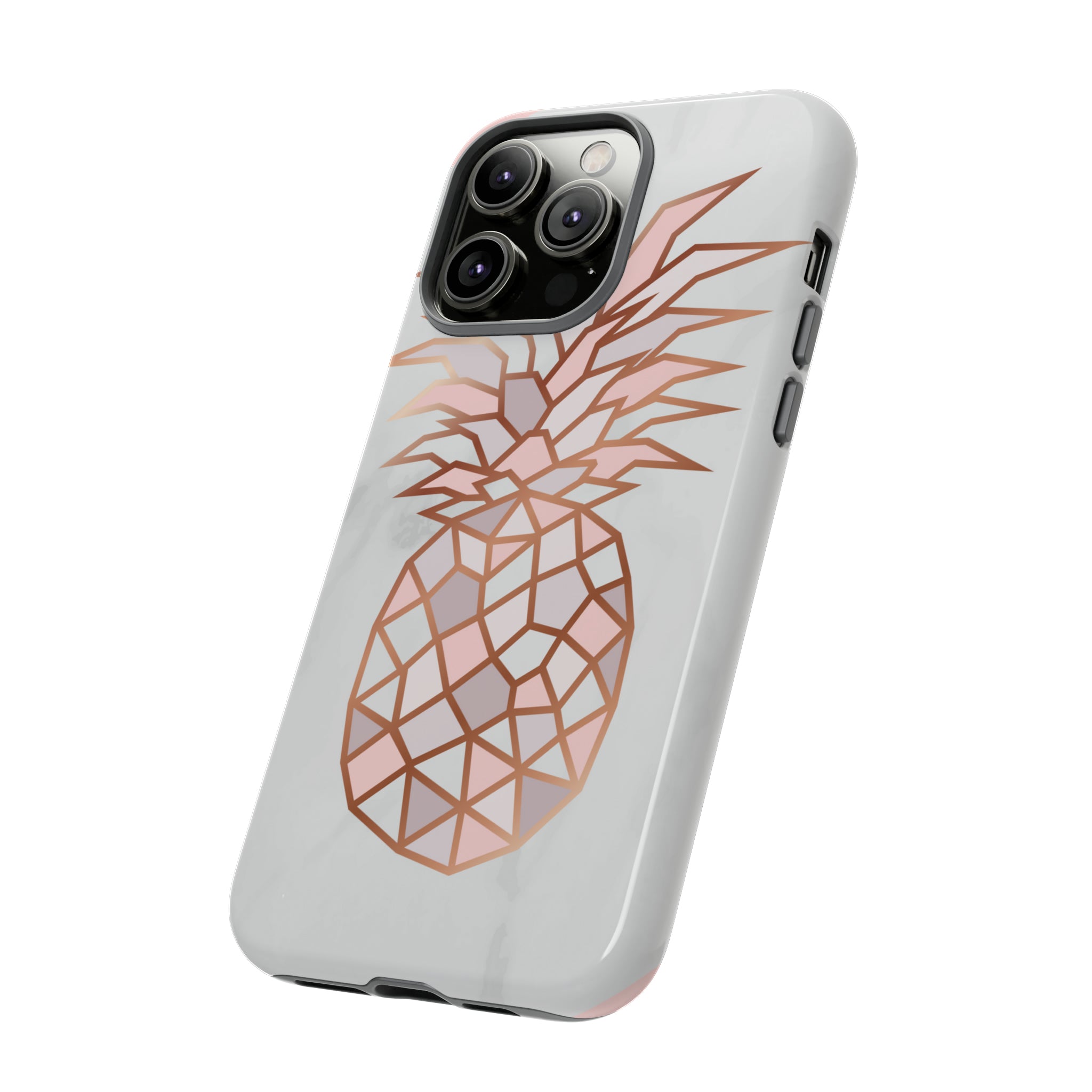 Pineapple Rose Gold - Protective Phone Case