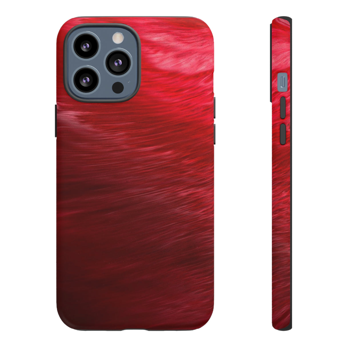 Red Feather Ink Art iPhone Case (Protective) iPhone 13 Pro Max Matte Phone Case