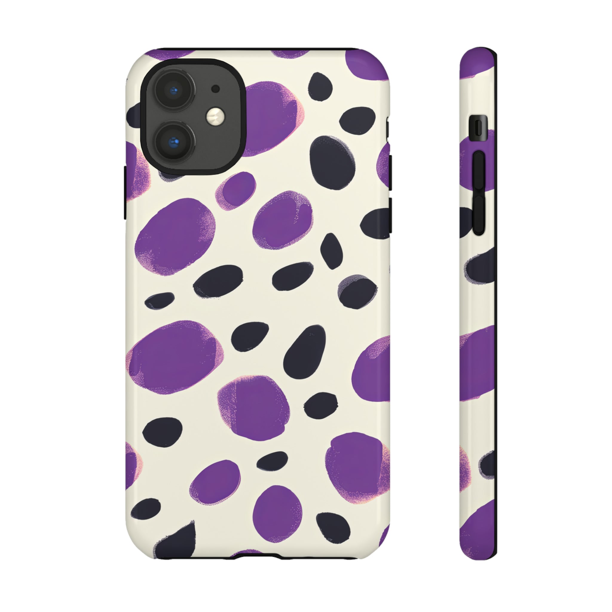 Purple Dot Matrix Case - Protective Phone Case