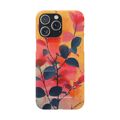 Vivid Floral Harmony iPhone 15 - Slim Phone Case