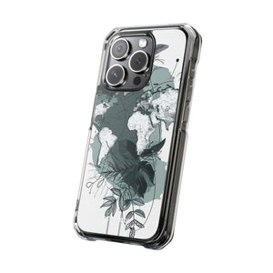 Botanical Cartography - Phone Case for iPhone (Clear Impact - Magnetic)