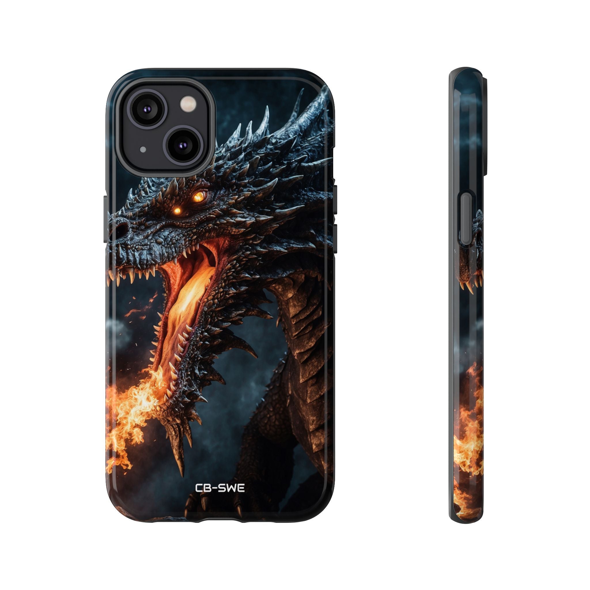 Fiery Breath Erupts - iPhone Case