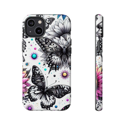 Butterfly Bloom iPhone 14 Plus Case - Tough