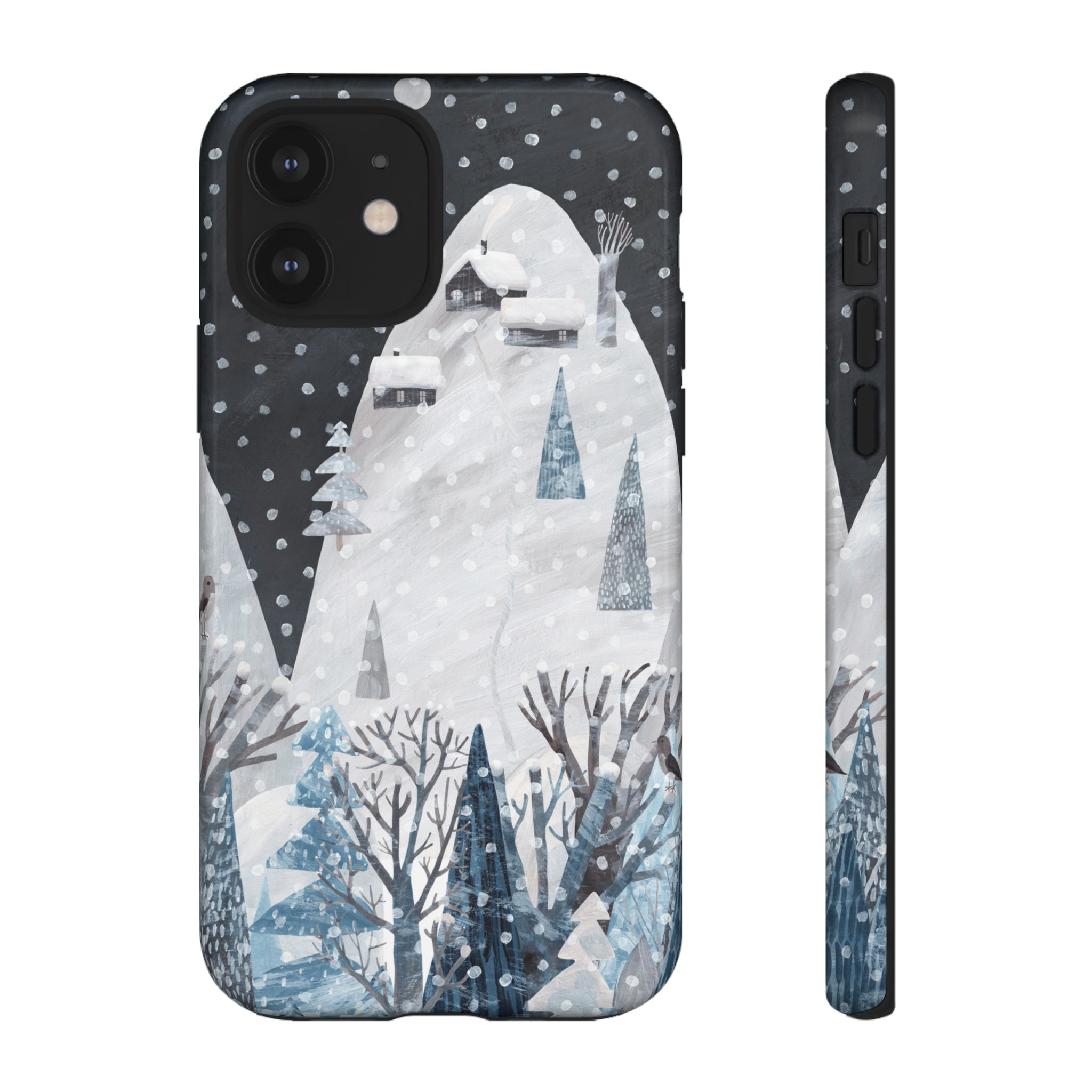 Cute Winter Landscape - Protective Phone Case