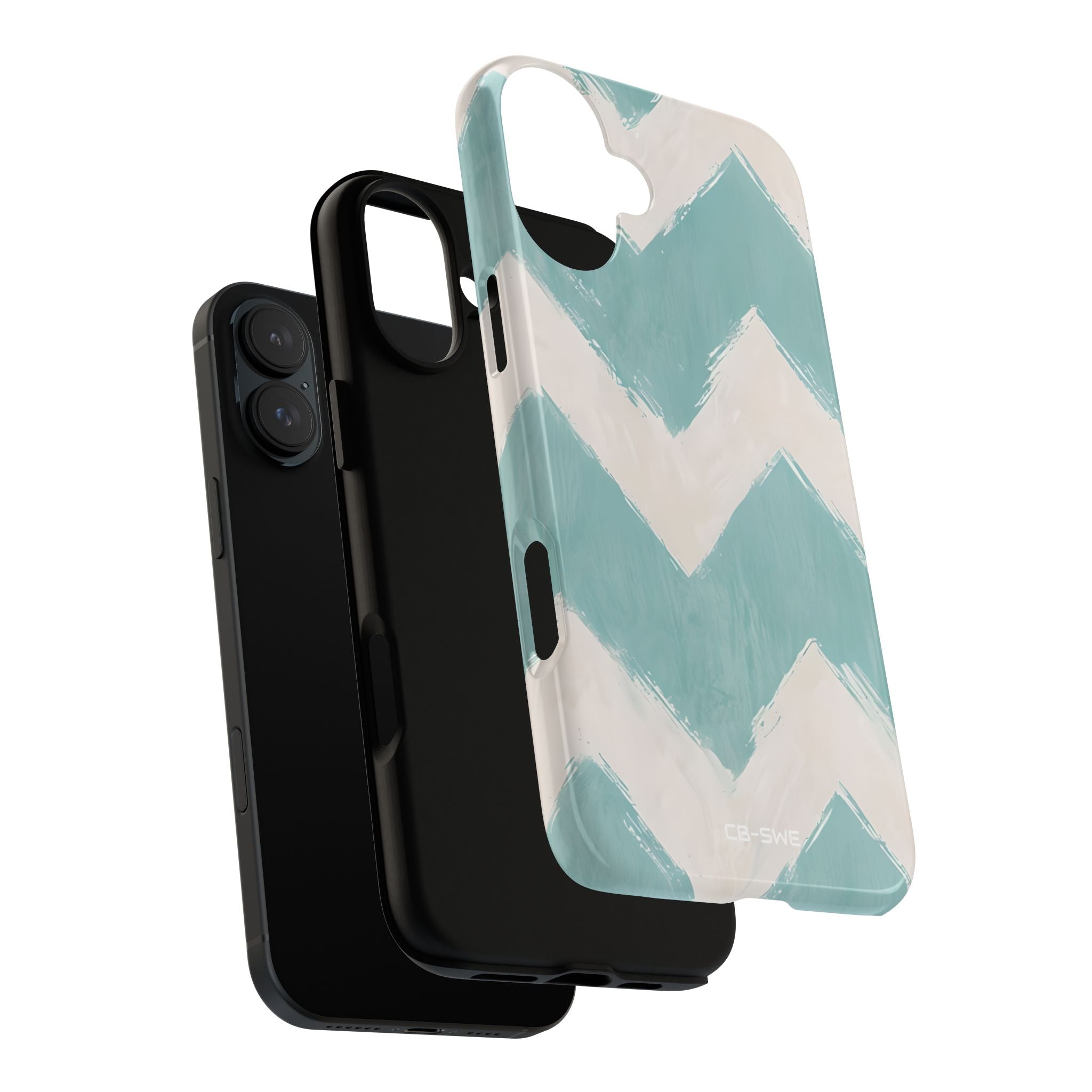 Zigzag Pastel Harmony - iPhone Case