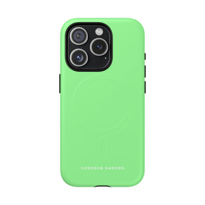 Pale Green iPhone 15 | Tough+ Phone Case