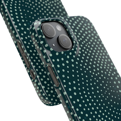 Teal Rippleflow iPhone 15 - Slim Phone Case