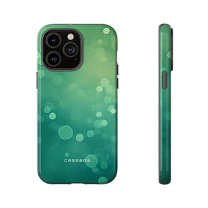 Green Dot Matrix - Protective Phone Case