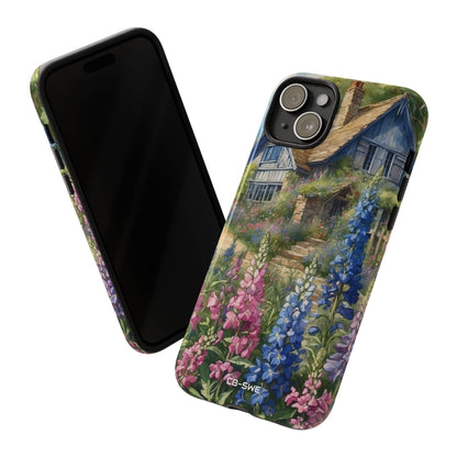Cottage Surrounded Blossoms - iPhone Case