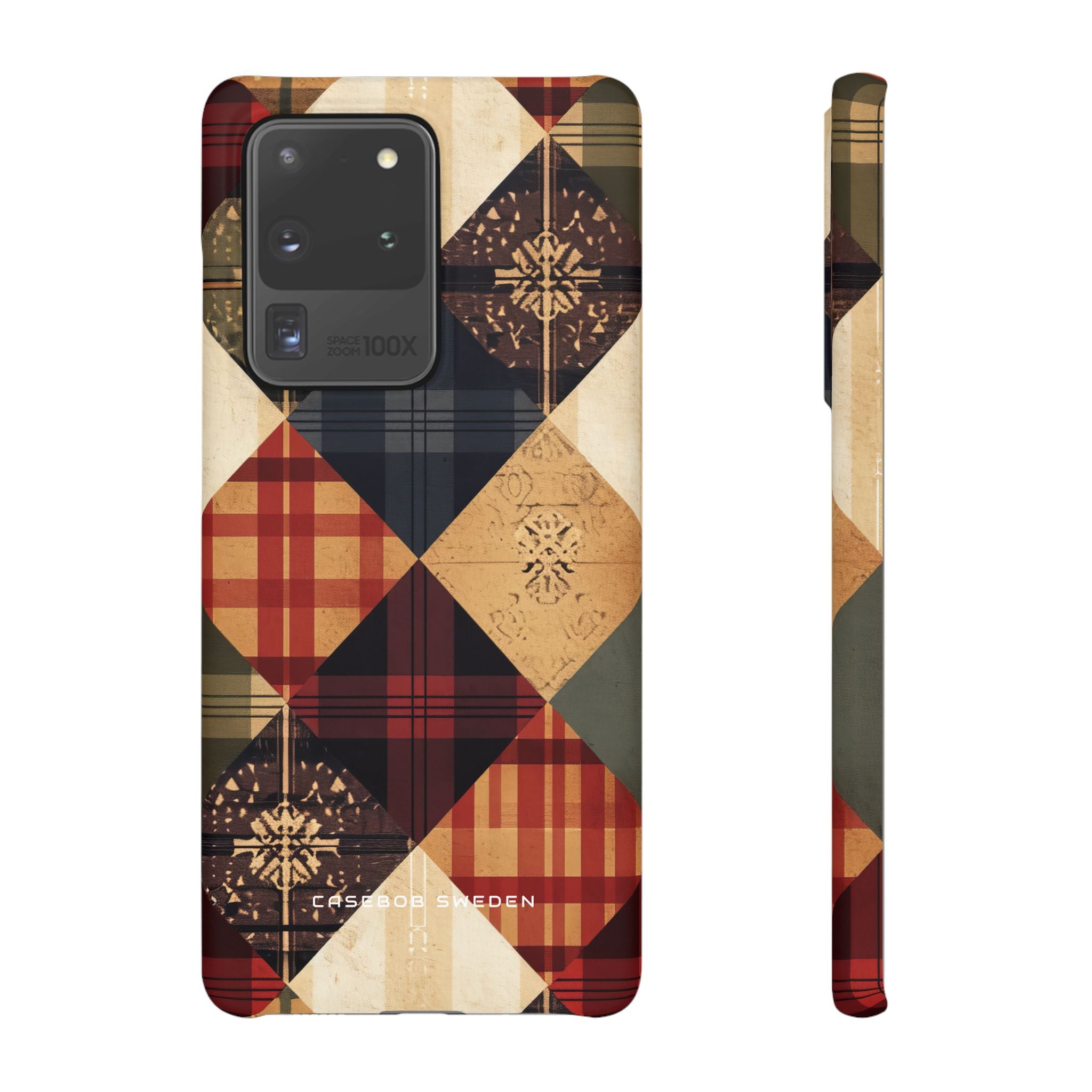 Rustic Geometric Patchwork Harmony Samsung S20 - Slim Phone Case