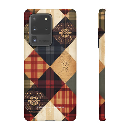 Rustic Geometric Patchwork Harmony Samsung S20 - Slim Phone Case