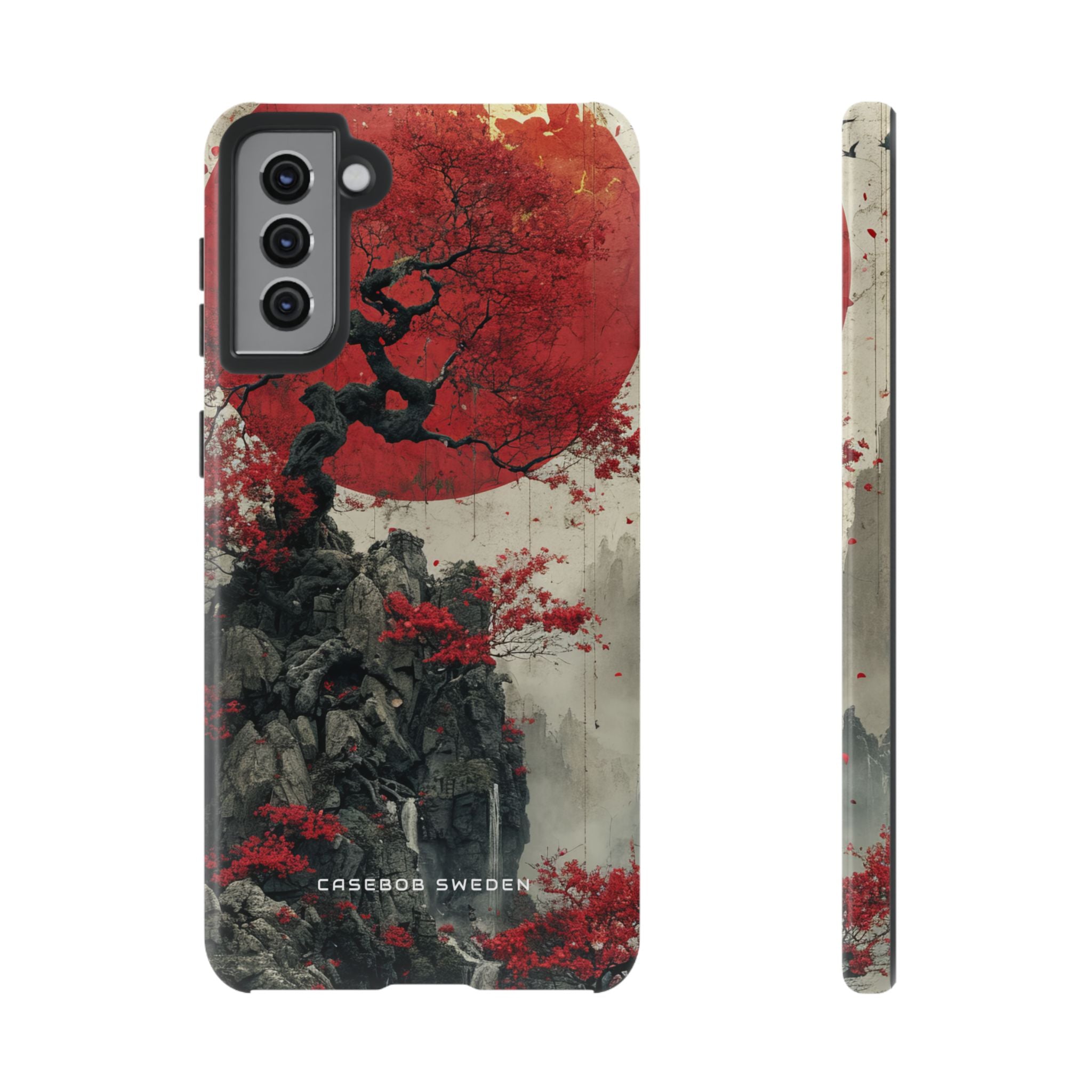 Zen Serenity in Red Harmony  Samsung S21 - Tough Phone Case