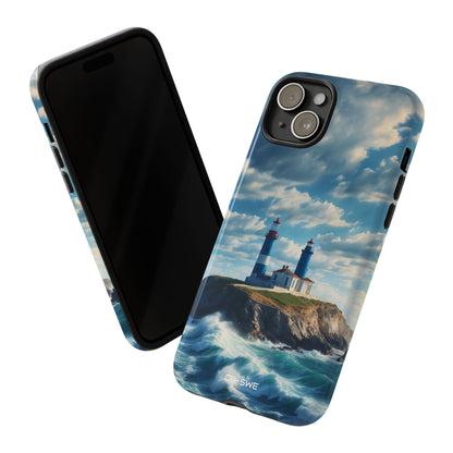 Lighthouse Guards Waves - iPhone Case