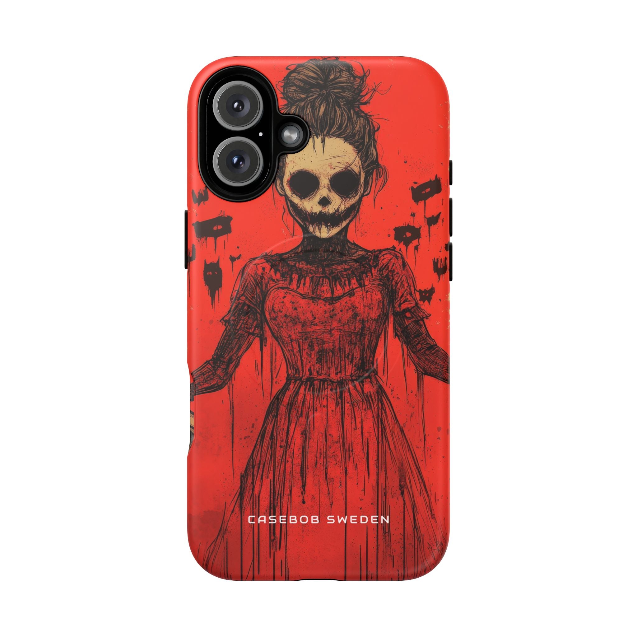 Haunting Scarlet Descent iPhone 16 | Tough+ Phone Case