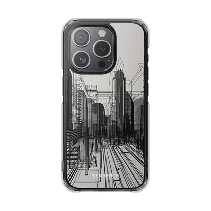 Urban Wireframe - Phone Case for iPhone