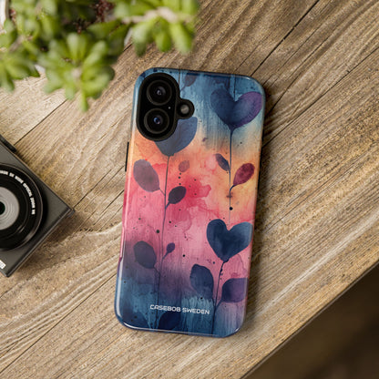 Watercolor Heart Art - Tough iPhone 16 Phone Case