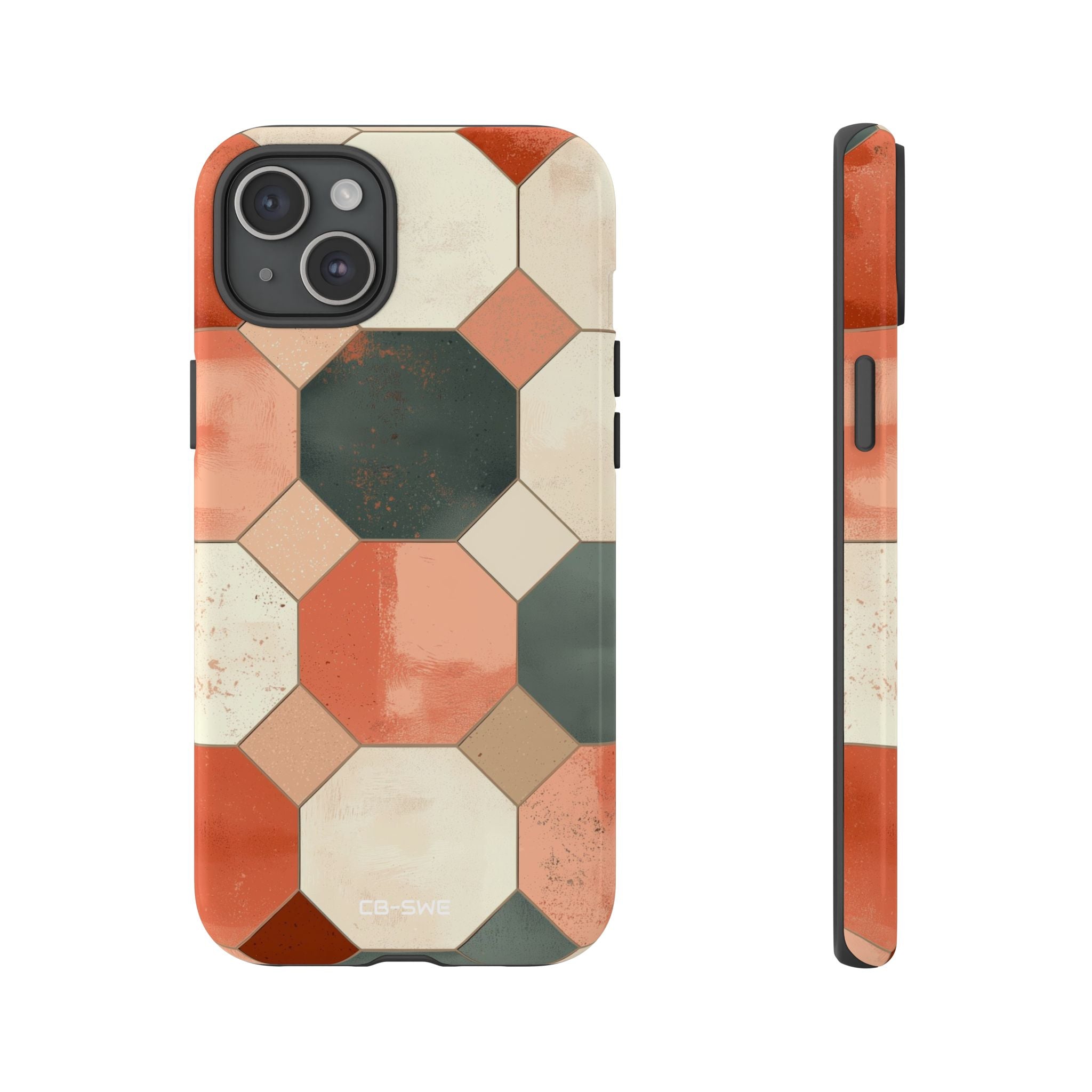 Terracotta Tiles Interlock - iPhone Case