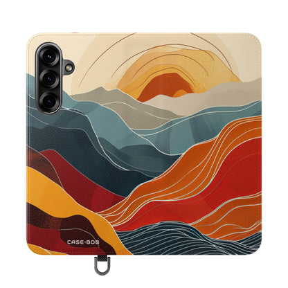 Crimson Hills - Samsung S25+ Case - Lompakko