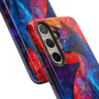 Cat Silhouettes Glow - Samsung Case