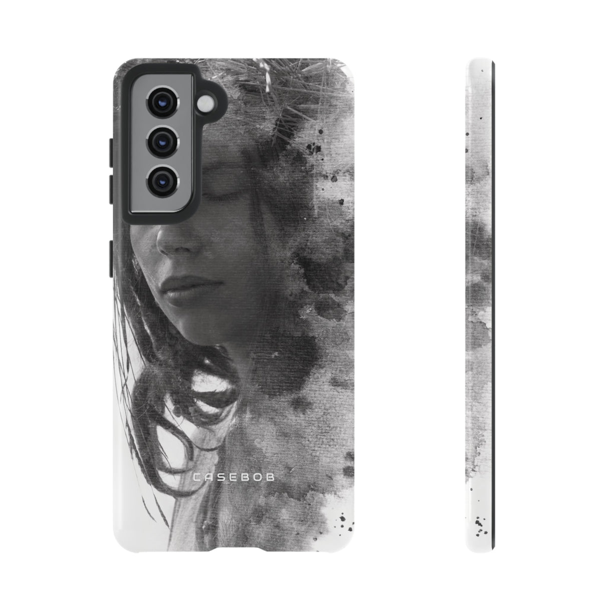 Portrait Lady Phone Case - Protective - Protective Phone Case