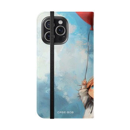 Heart Balloon Glow - iPhone 15 Pro Max Case - Wallet