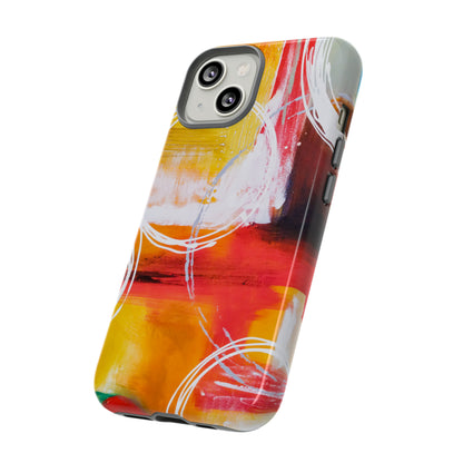 Abstract Yellow - Protective Phone Case