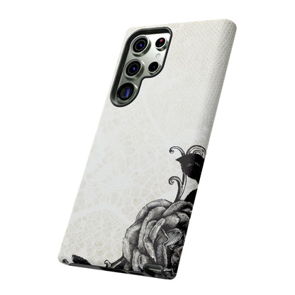 Rosett Gothic Flower - Protective Phone Case