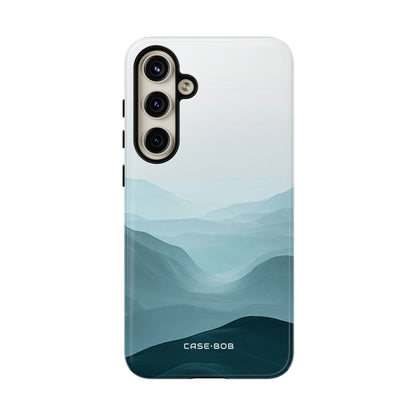 Teal Mist Mountains Samsung S24 Plus Case - Tough