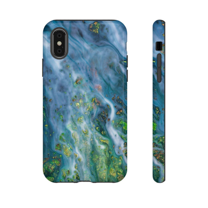 Forest Mist Ink Art iPhone Case (Protective) iPhone XS Glossy Phone Case