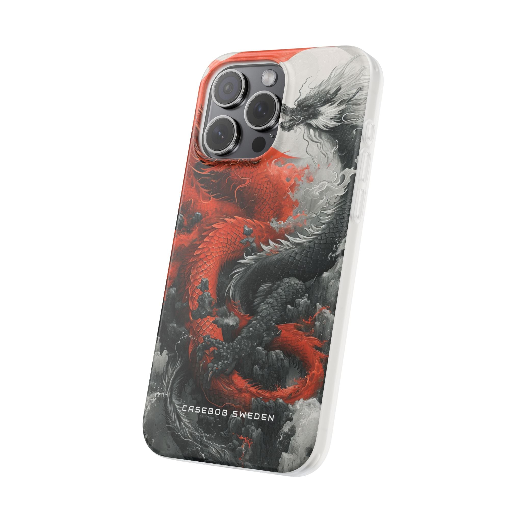 Zen Dragon Harmony iPhone 15 - Flexi Phone Case