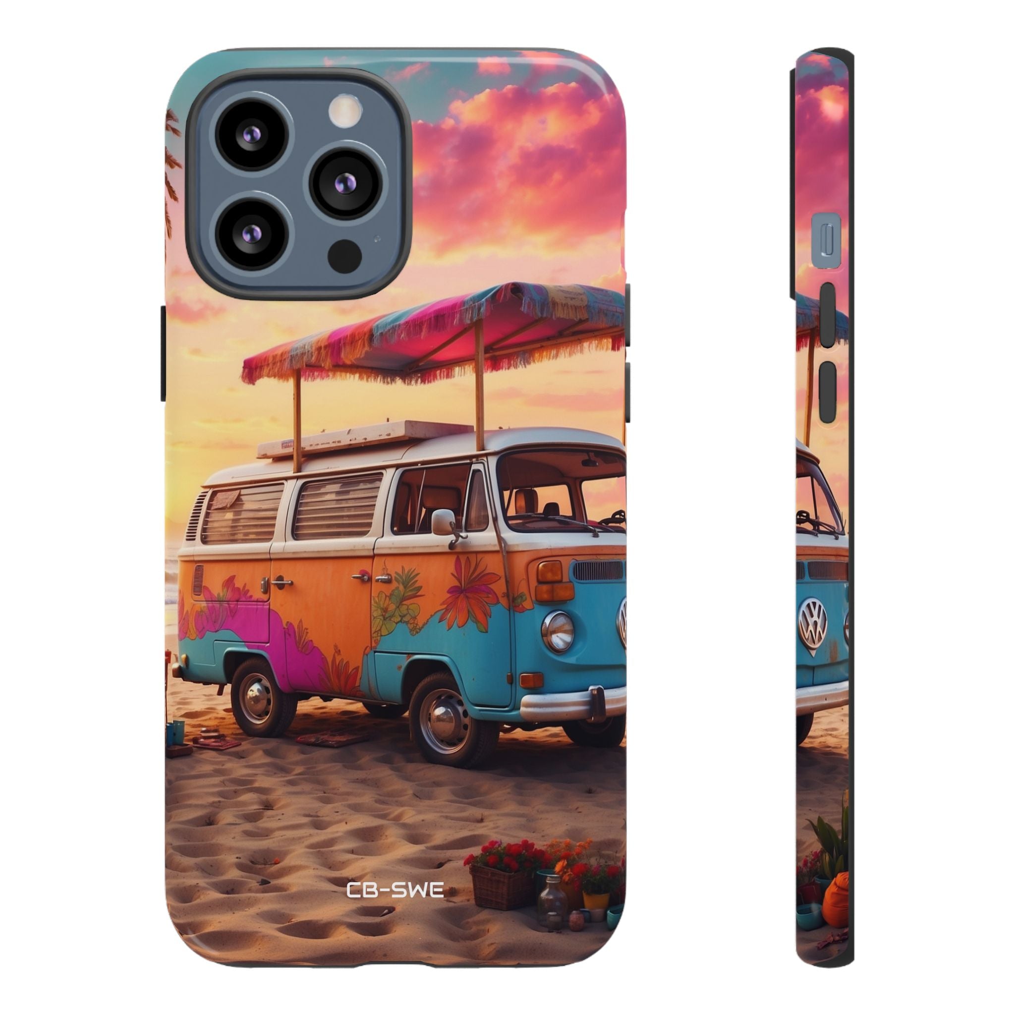 **Van Rests at Shore** - iPhone Case